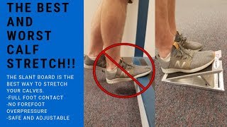 The BEST and WORST Calf Stretch [upl. by Eppesuig]