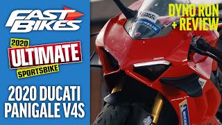 2020 DUCATI PANIGALE V4S  Dyno Run and Review  Ultimate Sports Bike [upl. by Vincents]