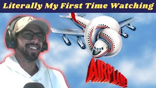 Airplane 1980  Movie Reaction   FIRST TIME WATCHING 🤣JUST HILARIOUSLY CLEVER🤣 [upl. by Ahsoet]