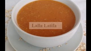 Soupe aux flocons davoine et à la tomate au ThermomixTM5 [upl. by Lleval]