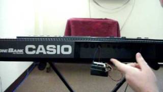 Arduino Midi Interfacing a Casio CT680 [upl. by Suryc185]