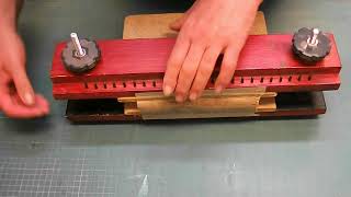 Traditional manual bookbinding Leather 2 parts [upl. by Alyce]