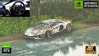 Restoring Lamborghini Aventador  Forza Horizon 5  Rebuild amp Customization  4Kgameplay [upl. by Hcirteid]