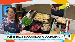 Costillar a la chilena Camila chef explica preparación culinaria Tu Día Canal 13 [upl. by Dorothi]