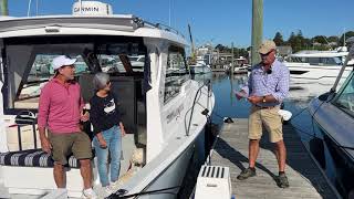 2023 True North 34 Outboard Express Christening  Chatham Rose [upl. by Lightfoot]