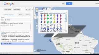 Inserir vídeo do Youtube em mapa personalizado no Google Maps [upl. by Xet]