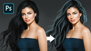 How to Overpaint Hair in Photoshop – A Visual Guide [upl. by Crelin611]