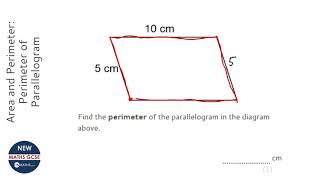 Area and Perimeter Perimeter of Parallelogram Grade 3  OnMaths GCSE Maths Revision [upl. by Nelyahs]