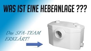 Erklärung Hebeanlage  SFA SANIBROY  German HD [upl. by Edylc481]