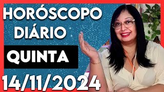 HOROSCOPO DO DIA PREVISAO DIARIA 14 11 2024 SIGNOS Cigana Carmencita [upl. by Ailemap]