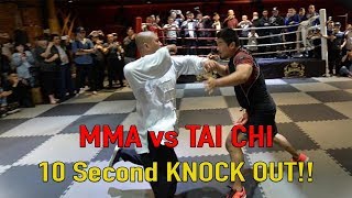 MMA vs Tai Chi 10 Second KNOCK OUT ✅ [upl. by Broadbent]