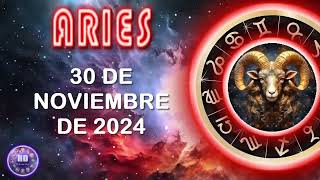 Horóscopo ARIES hoy 30 de noviembre de 2024 [upl. by Eniladam97]