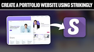 How To Create Portfolio Website Using Strikingly 2024 Full Tutorial [upl. by Kinch]