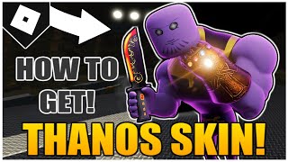 How to get the THANON SKIN 9 EVENT KNIVES amp METEOR EVENT BADGE in BAKON ROBLOX [upl. by Eenhpad]