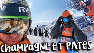 WINTERACTIVITY ep28  CHAMPAGNE et PATES ski freeride [upl. by Reed]