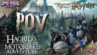 This Hagrids Motorbike Coaster POV is EPIC pov hagrids harrypotter rollercoasters [upl. by Gretel]