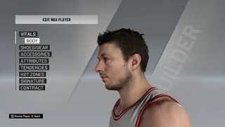 NBA 2K21 Sasha Danilovic Cyberface [upl. by Follansbee]