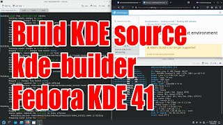 kdebuilder on Fedora KDE 41 how to build KDE source tutorial  October 2024  a56351a2 [upl. by Garv]