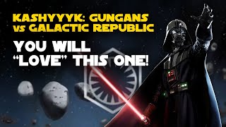 Kashyyyk Gungans vs Galactic Republic Challenge  SWGOH GC X [upl. by Aleedis]