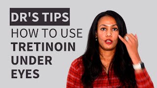 Can You Use Tretinoin Under Eyes Heres How To Use it Safely [upl. by Annyrb]