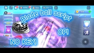 Blade Ball Script  Adjustable Auto spamauto parry OP NO KEY [upl. by Erlond217]