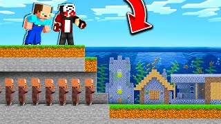 Balon Kafa İle NEDEN Köyü LANETLEDİK   Minecraft [upl. by Gayleen906]