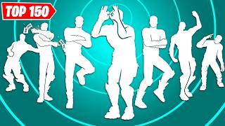 TOP 150 ICON SERIES DANCES amp EMOTES IN FORTNITE [upl. by Xonel891]