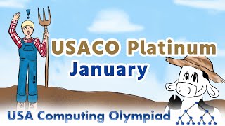 USACO 2017 Platinum January Q1 Promotion Counting [upl. by Willy754]