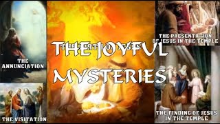 Joyful Mysteries of the Holy Rosary Mondays and Saturdays [upl. by Yrret]