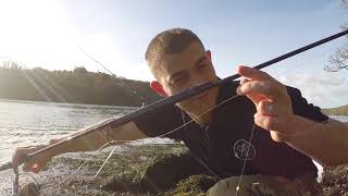 Shore Fishing For beginners  Flounder Fishing From the Shore [upl. by Haisoj606]