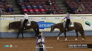 2022 Farnam AQHA and Adequan Select World Junior Western Pleasure [upl. by Dyrraj]