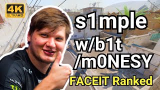 【4K】s1mple wm0NESYb1t VOICE COMMS Dust2  FACEIT Ranked  Aug 25 2024 cs2 pov [upl. by Burnley]