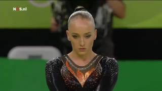 Rio Olympics 2016 Sanne Wevers wins gold on beam Dutch television [upl. by Haldeman]