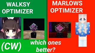 Walksy optimizer vs Marlows optimizer  I dont support walksy CW [upl. by Avon]