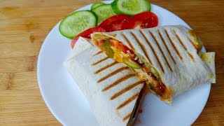 Chicken Wrap Quick amp Easy Step By Step Complete Recipe  Chicken Roti Wrap Recipe  Chicken Wrap [upl. by Aeki]