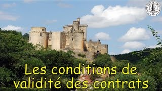 Conditions de validité des contrats [upl. by Bentley]