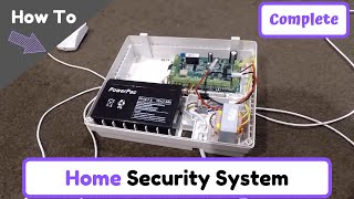 How To Wire a Home Security System [upl. by Biddie]