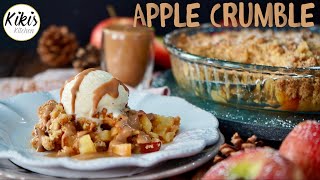 5 Minuten Apple Crumble  schmeckt wie Apfel Streuselkuchen  ApfelRezepte 🍂 [upl. by Barimah250]