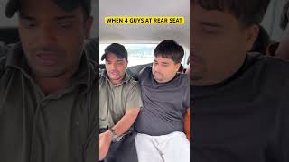 When 4 Guys at Rear Seat shorts viral comedy [upl. by Eenttirb]