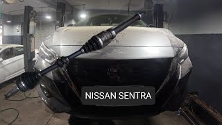 right CV axle  drive shaft  replacement  nissan sentra 20202022 nissan sentra [upl. by Cyrille]