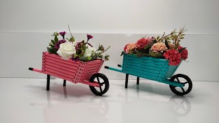 Unbelievable DIY Project Create a Mini Wheelbarrow [upl. by Aehcim509]