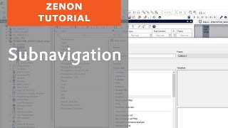 Subnavigation in zenon [upl. by Ppilihp680]