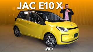 JAC E10x  Al fin un auto eléctrico económico para los mexicanos  Reseña [upl. by Yecal]