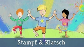 Stampf und Klatsch Animiertes Tanzvideo  Lichterkinder  Kinderlieder  Bewegungslieder [upl. by Yurt]