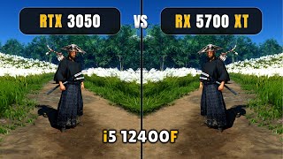 RX 5700 XT vs RTX 3050  i5 12400F  1080p  DLSSFSR  Test In 10 Games [upl. by Onaicilef]