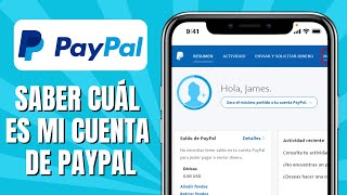 Cómo SABER Cuál Es Mi Cuenta De PAYPAL [upl. by Iny]