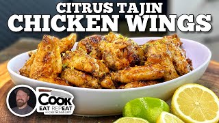 Citrus Tajin Chicken Wings  Blackstone Griddles [upl. by Lalib]