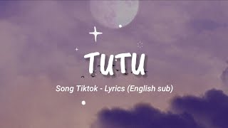 TUTU  ALMA ZARZA COVER TikTok English sub  Aesthetic Lyrics [upl. by Forster]