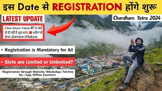 BIG UPDATE😃  Chardham Yatra Registration 2024 Kedarnath Yatra Opening Date  Uttarakhand Beauty [upl. by Nij]