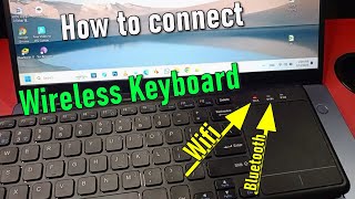 How To Connect Wireless Keyboard With PC [upl. by Jacquet180]